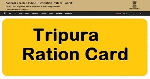 Tripura Ration Card List 2022 | Application for  Tripura Ration Card Correction, Modification Online