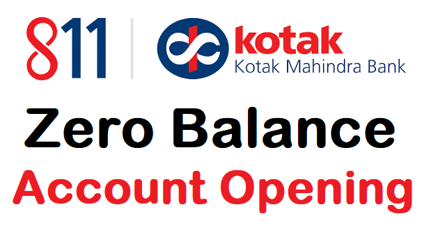 Kotak Mahindra Bank Zero Balance Account Opening Online 2022